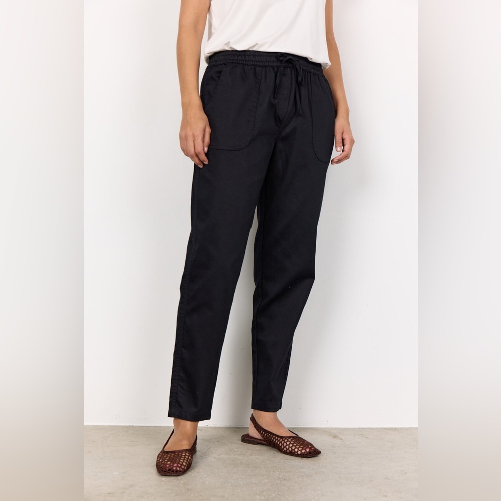SoyaConcept Black Cuffed Easy Pants